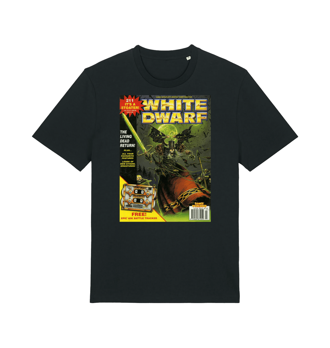 Black Printed T-shirt Front